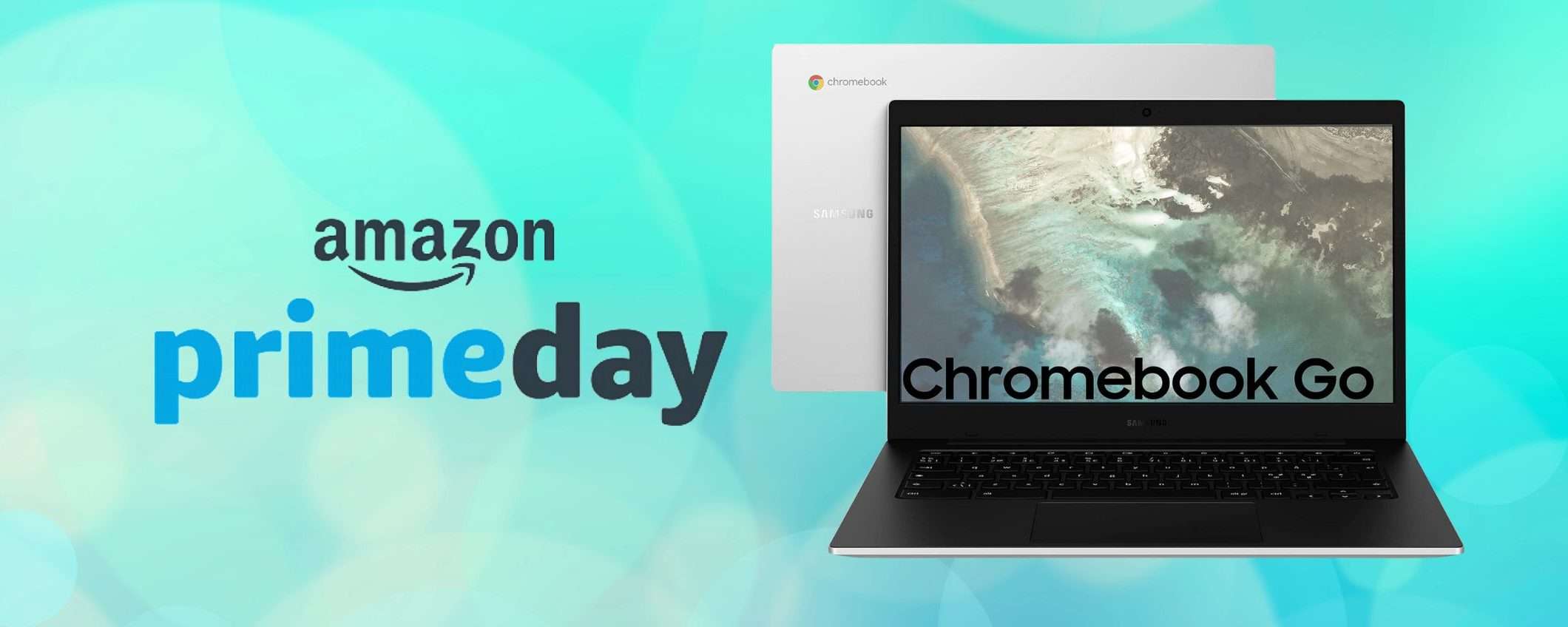 Samsung Chromebook Go a solo 179€ con le offerte Prime Day Amazon