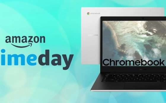 Samsung Chromebook Go a solo 179€ con le offerte Prime Day Amazon