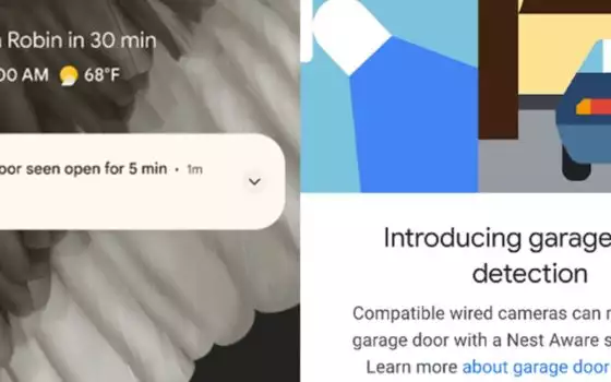 Google Home avvisa quando si lascia la porta del garage aperta