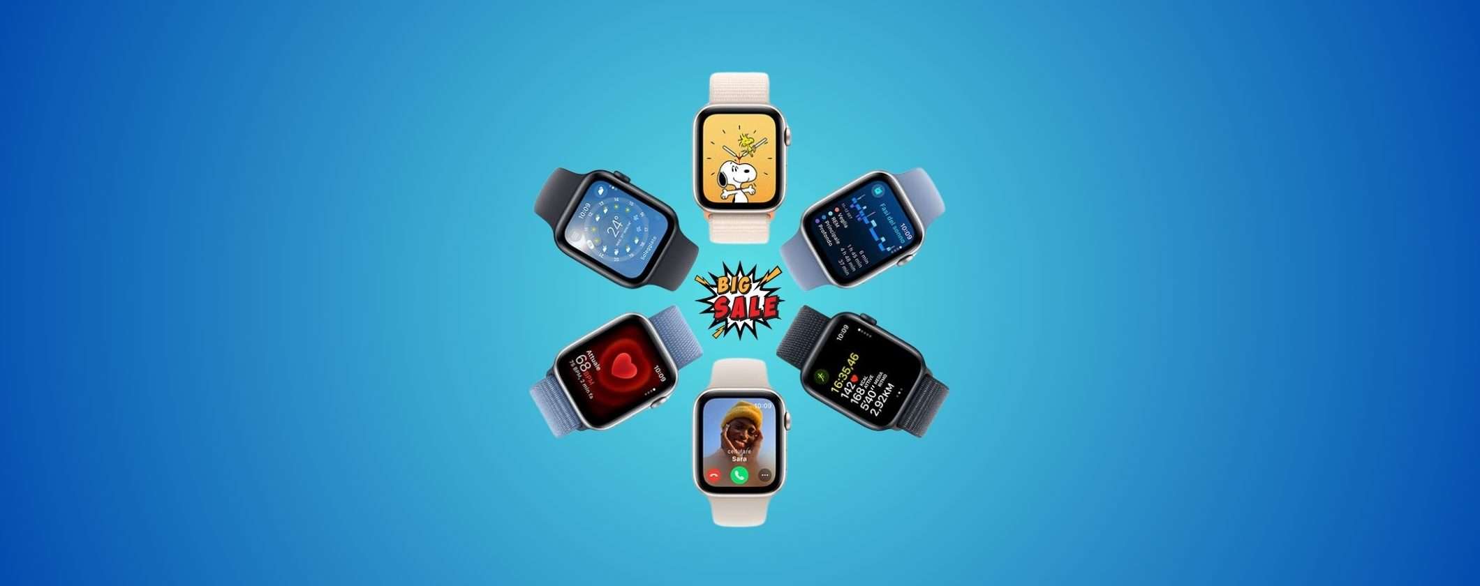 Apple Watch SE 2: prezzo in CADUTA LIBERA su Amazon
