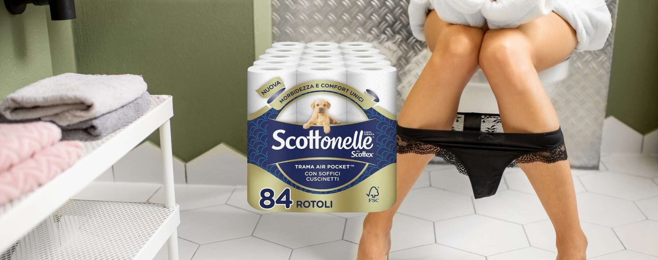 Carta Igienica Scottonelle: 84 rotoli a soli 38€ al Prime Day