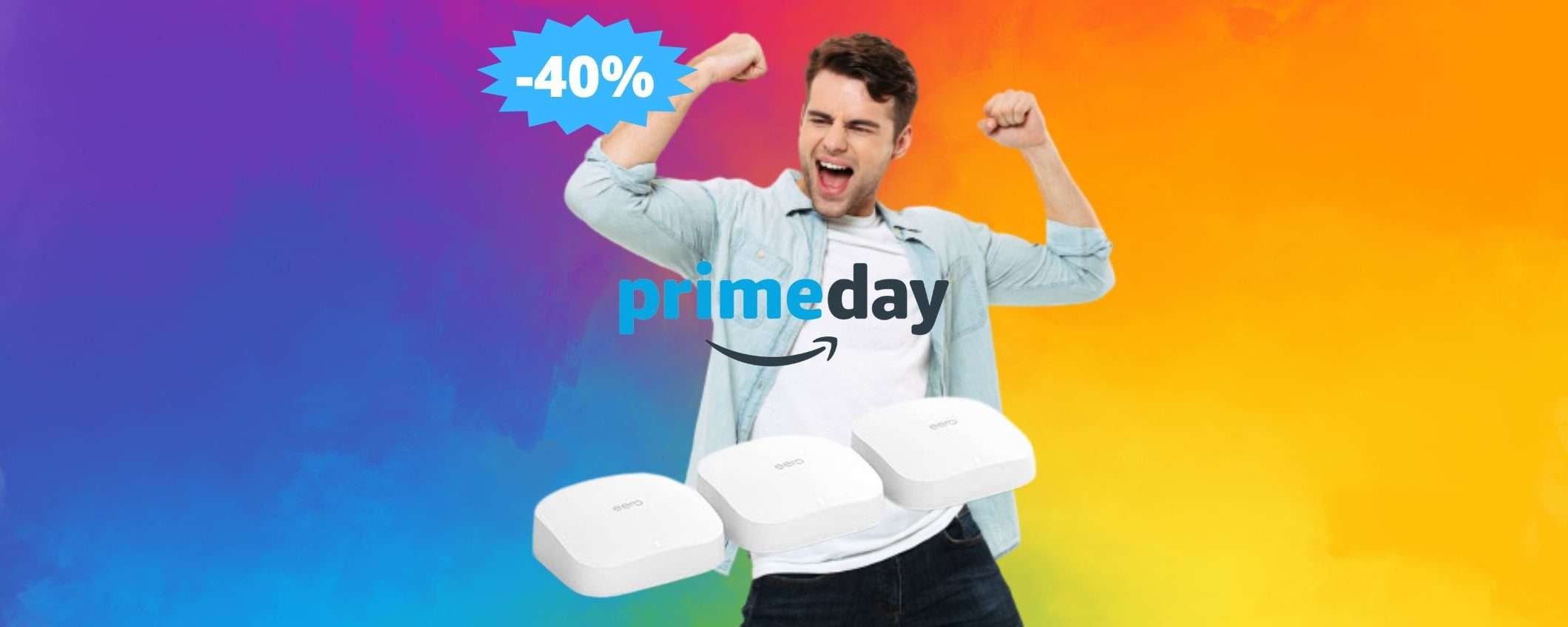 Amazon eero Pro 6: sconto EPICO del 40% per i Prime Day su Amazon