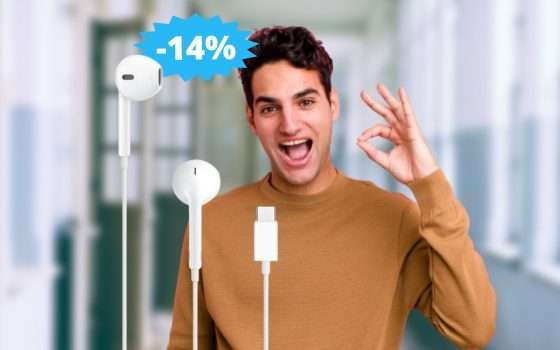 Apple EarPods USB-C: IMPOSSIBILE non averne un paio (-14%)