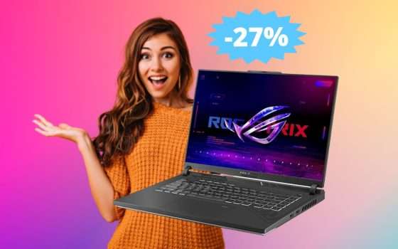 Asus ROG Strix G16: sconto FOLLE di oltre 700 euro