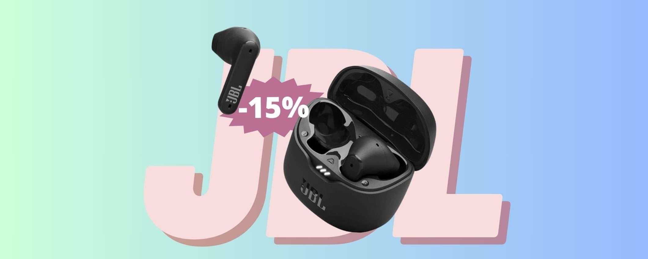 Auricolari JBL Tune Flex TWS: sconto ESCLUSIVO del 15%