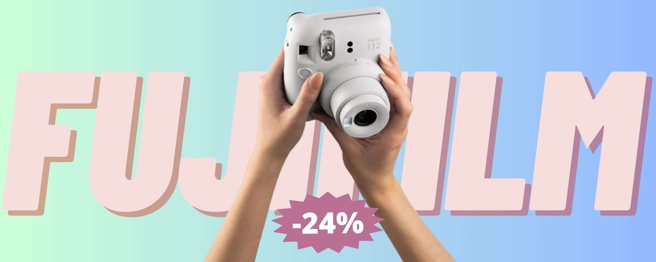 Fujifilm Instax Mini 12: rendi i tuoi ricordi INDELEBILI (-24%)