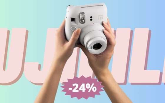 Fujifilm Instax Mini 12: rendi i tuoi ricordi INDELEBILI (-24%)