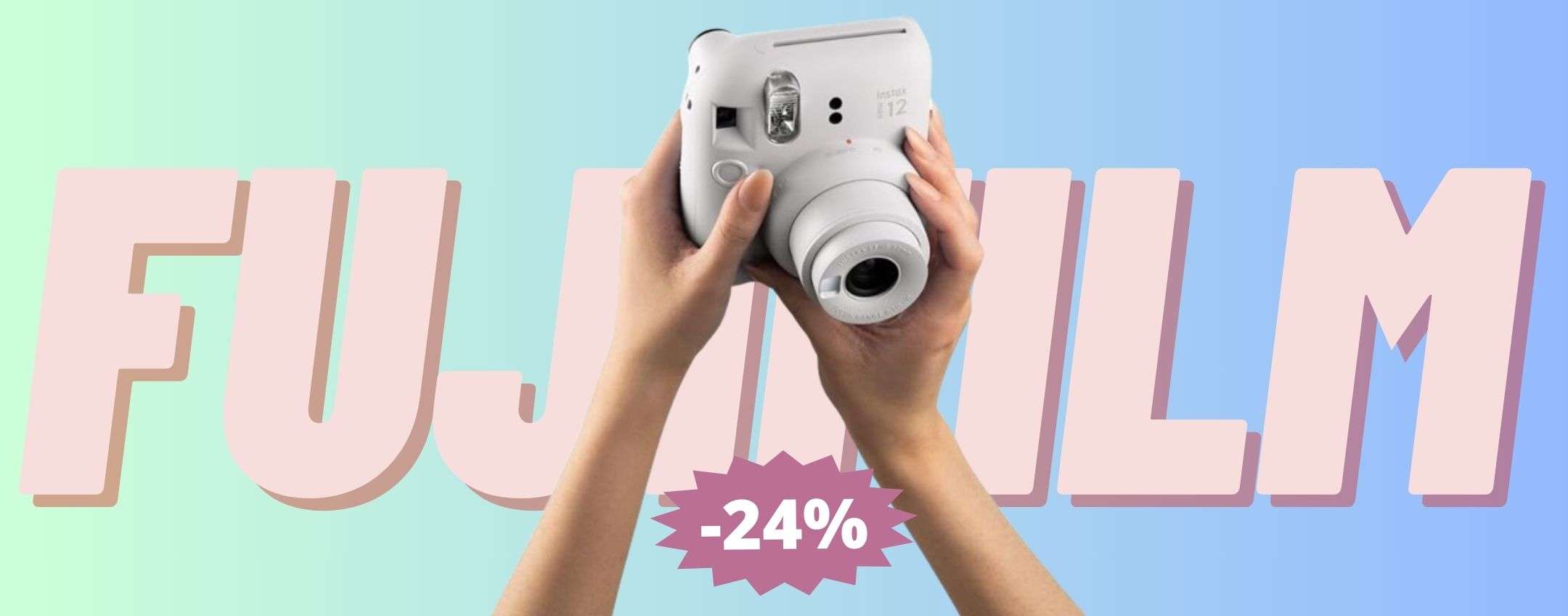 Fujifilm Instax Mini 12: rendi i tuoi ricordi INDELEBILI (-24%)