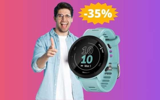 Garmin Forerunner 55: un AFFARE con questo sconto (-35%)