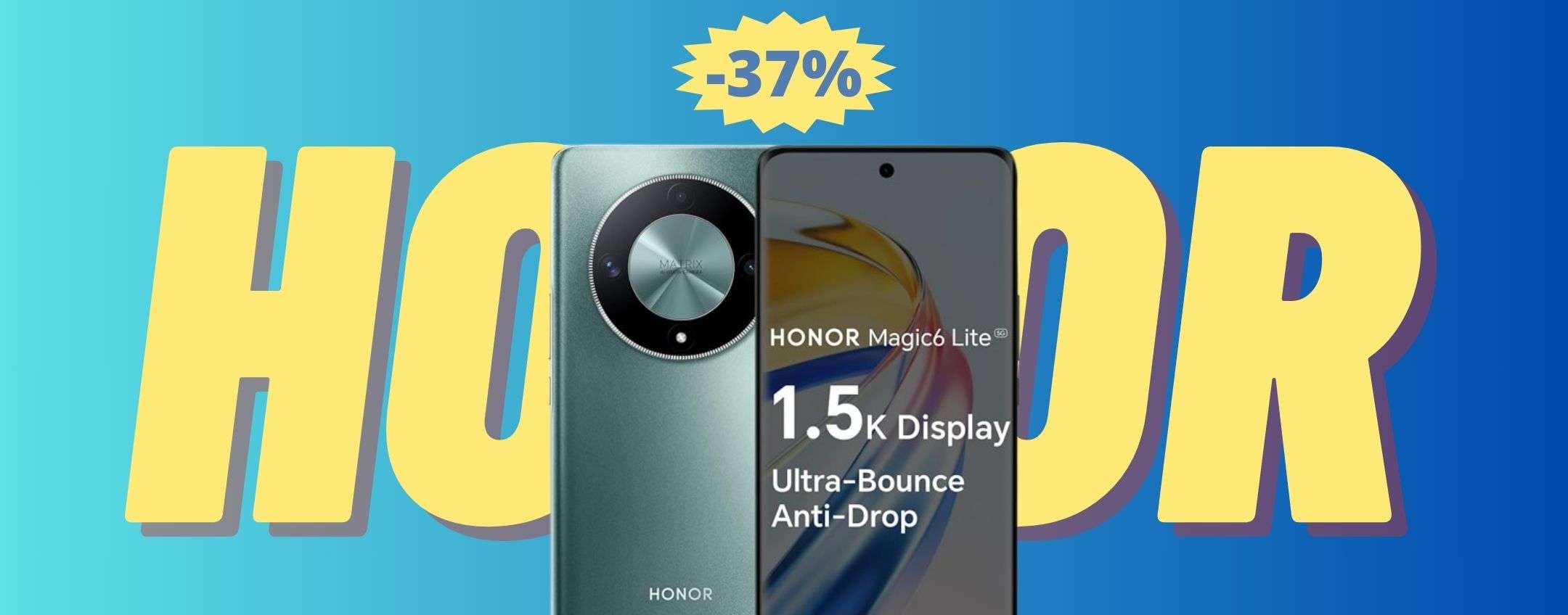 HONOR Magic6 Lite: un’occasione IMPERDIBILE (-37%)