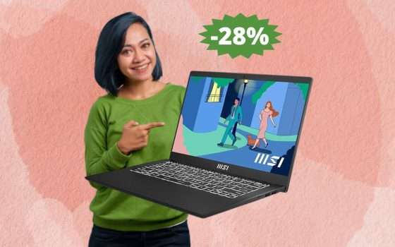 MSI Modern 14: IRRESISTIBILE con questo prezzo (-28%)