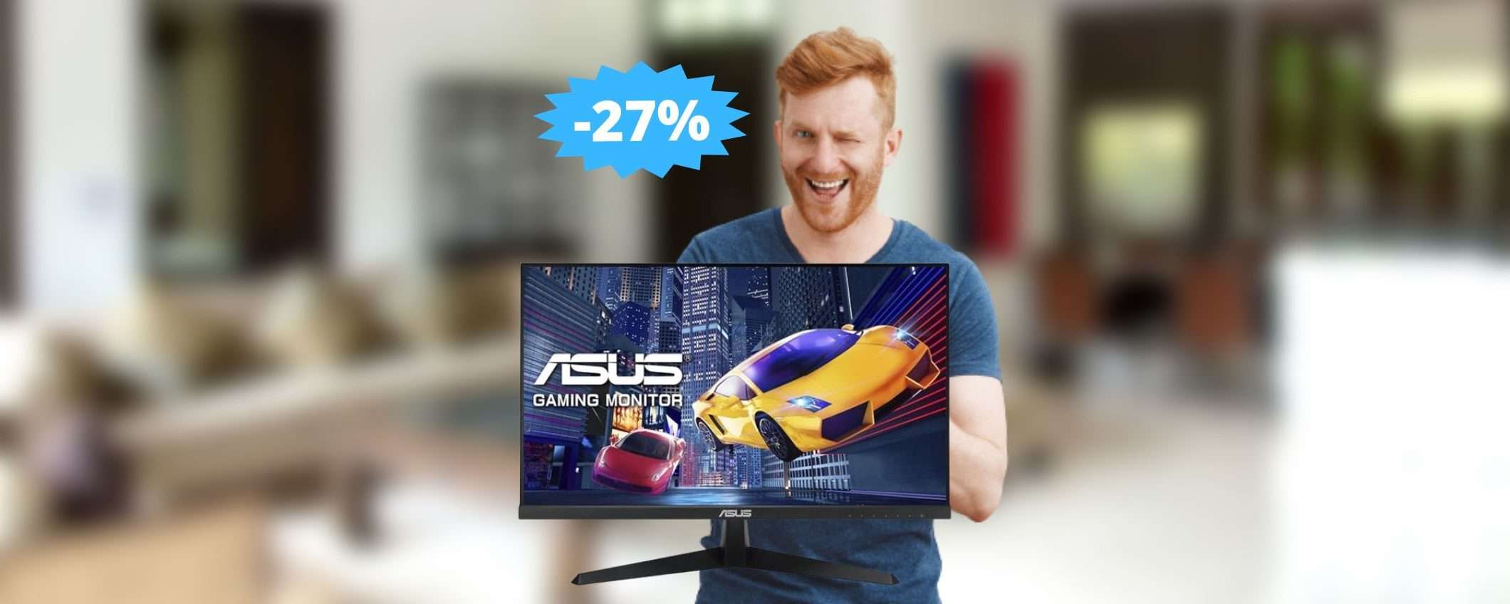 Monitor da gaming ASUS: sconto EPICO del 27% su Amazon