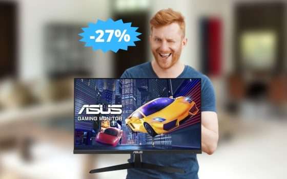 Monitor da gaming ASUS: sconto EPICO del 27% su Amazon