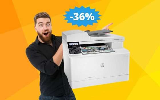 Stampante HP Color LaserJet Pro: sconto EPICO del 36%