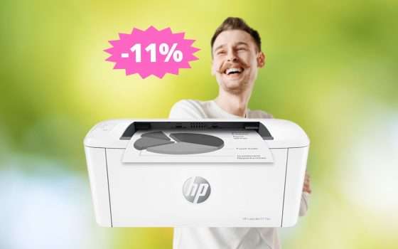 Stampante HP LaserJet M110w: IMPERDIBILE a questo prezzo (-11%)