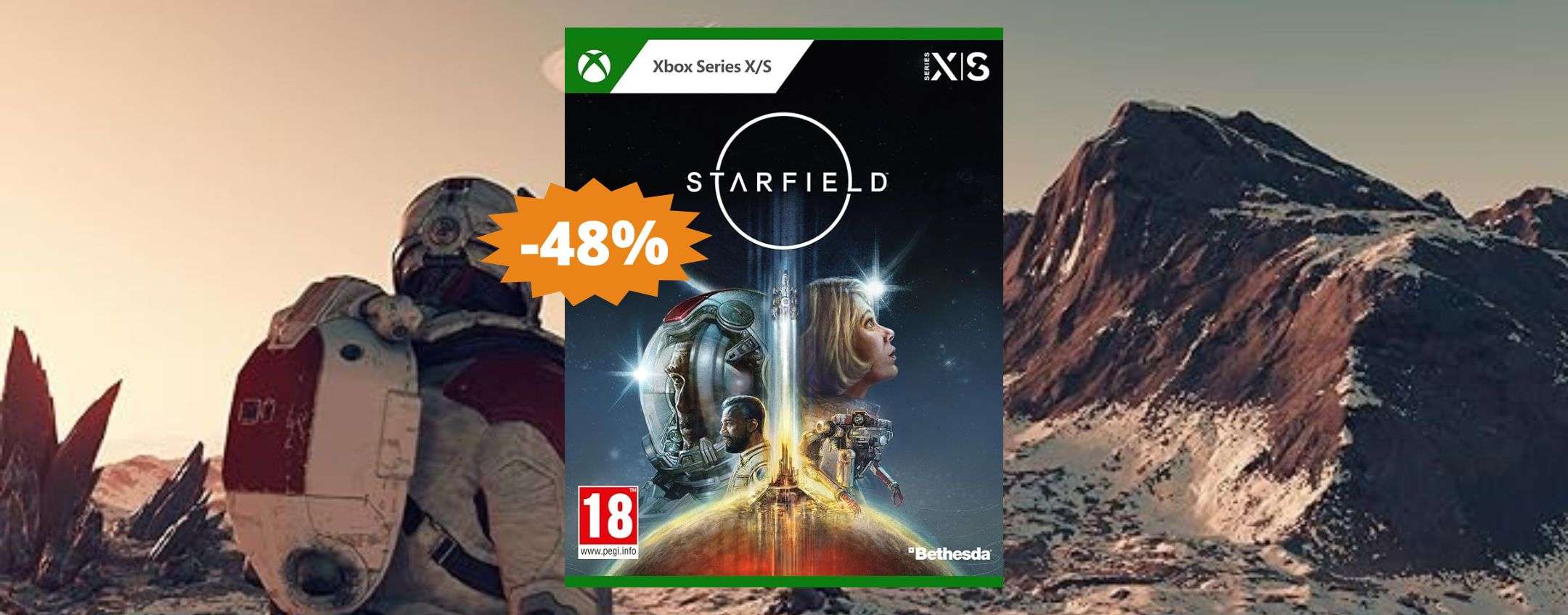 Starfield per Xbox Series X: sconto FOLLE del 48% su Amazon