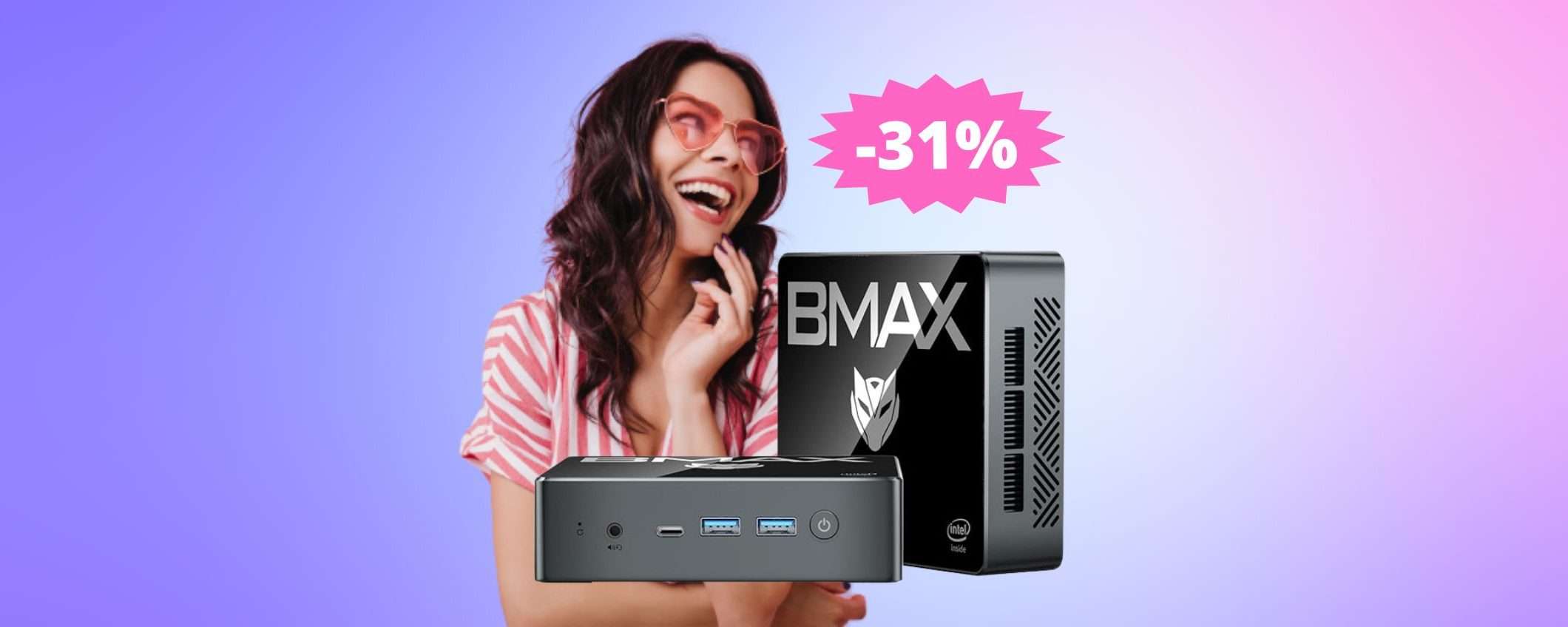 Mini PC BMAX B4Plus: la POTENZA nel palmo della tua mano (-31%)