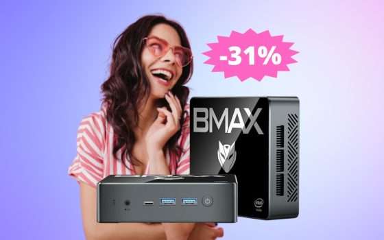 Mini PC BMAX B4Plus: la POTENZA nel palmo della tua mano (-31%)