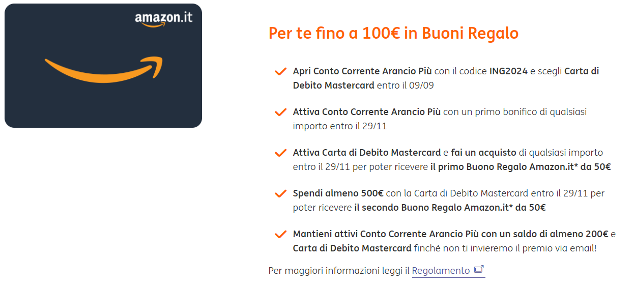 due Buoni Regalo Amazon