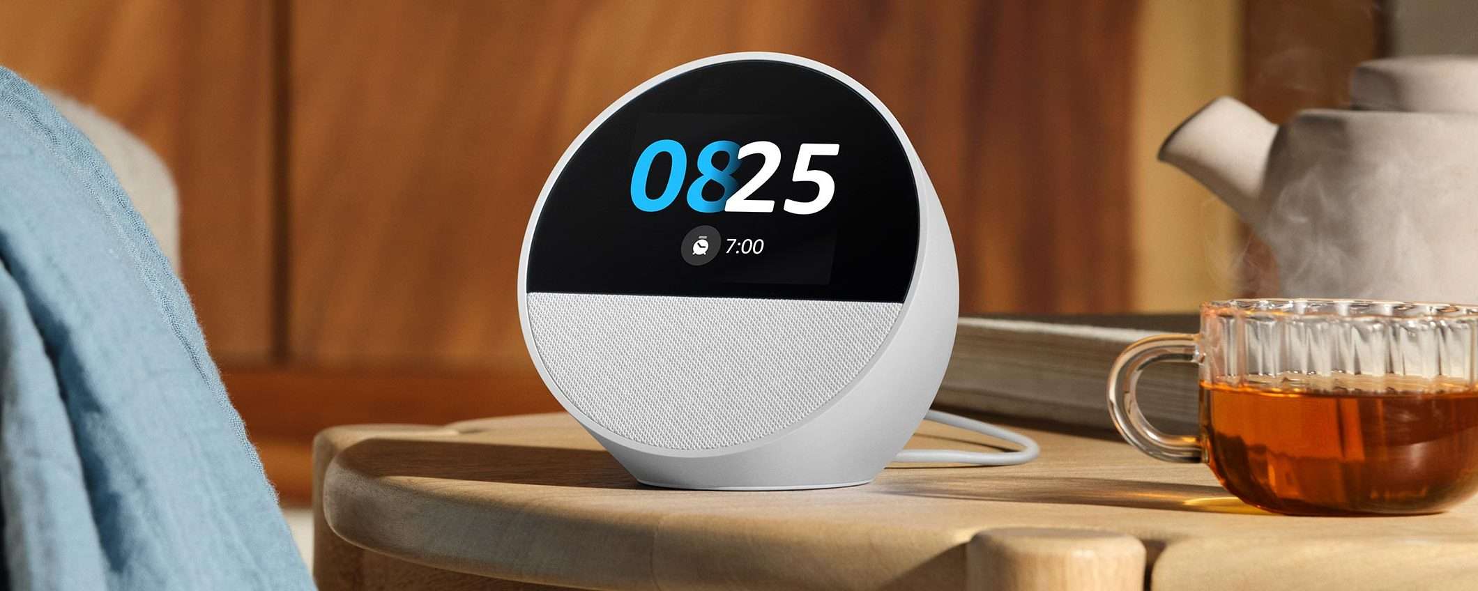 Il nuovo Echo Spot: arriva la sveglia intelligente con Alexa