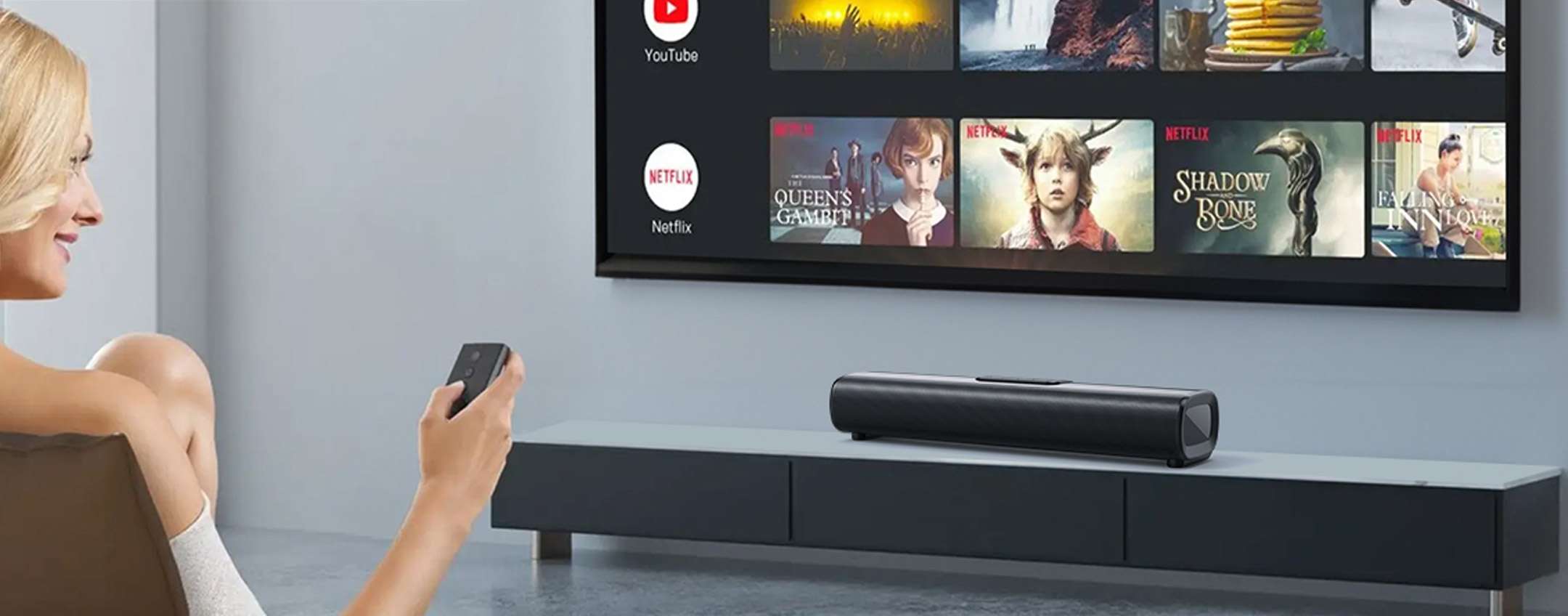 Soundbar 50 W con Bluetooth a 38 euro: AFFARE su Amazon