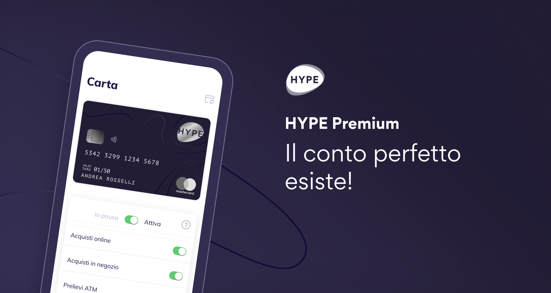 HYPE: la carta conto dalle funzionalità innovative