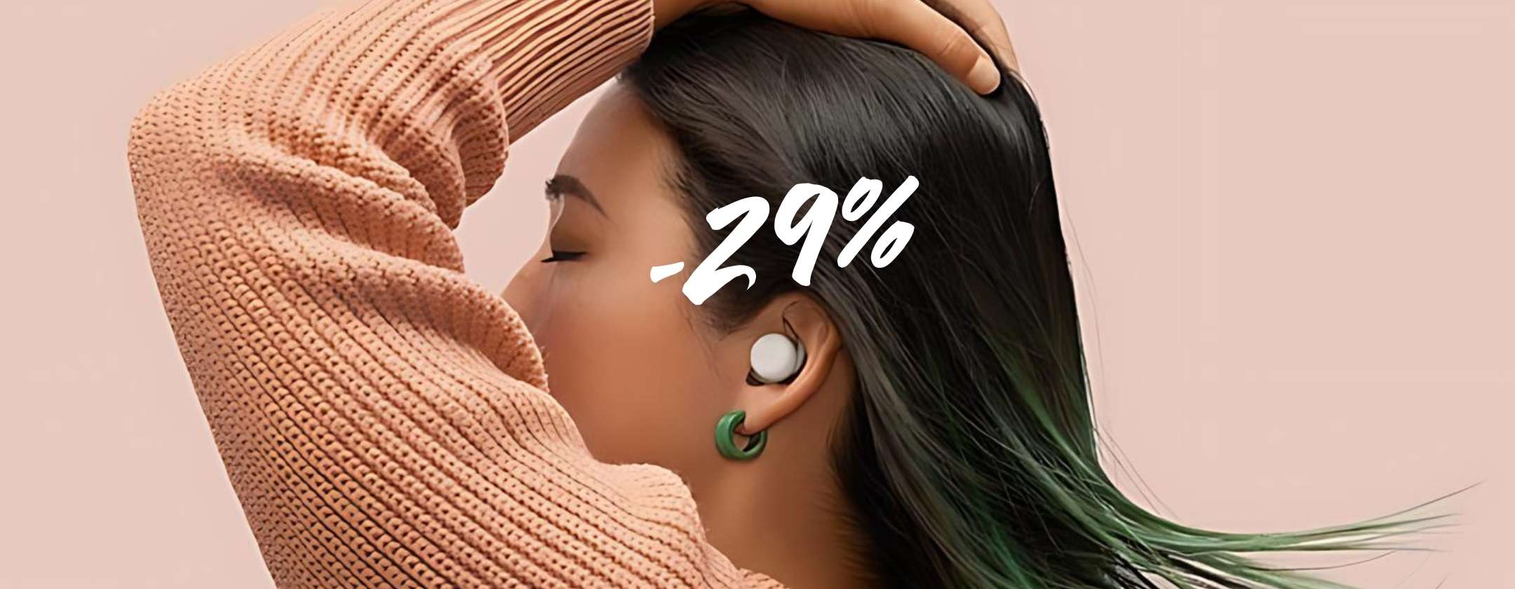 Google Pixel Buds A-Series: 29% di SCONTO su Amazon