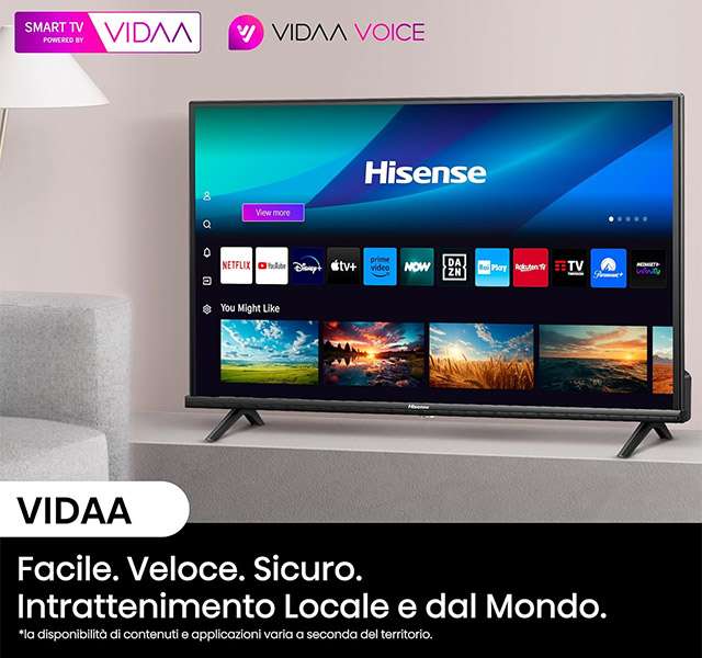 Le caratteristiche di Hisense 40A4N, la TV Full HD da 40 pollici