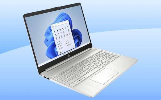 Notebook HP con Windows 11 e Intel Core i5: SCONTO 320€
