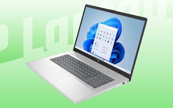 SCONTO 200€ per HP Laptop 17: il desktop replacement perfetto