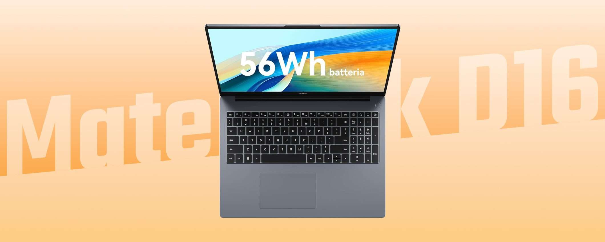 OFFERTA A TEMPO per il laptop HUAWEI MateBook D16