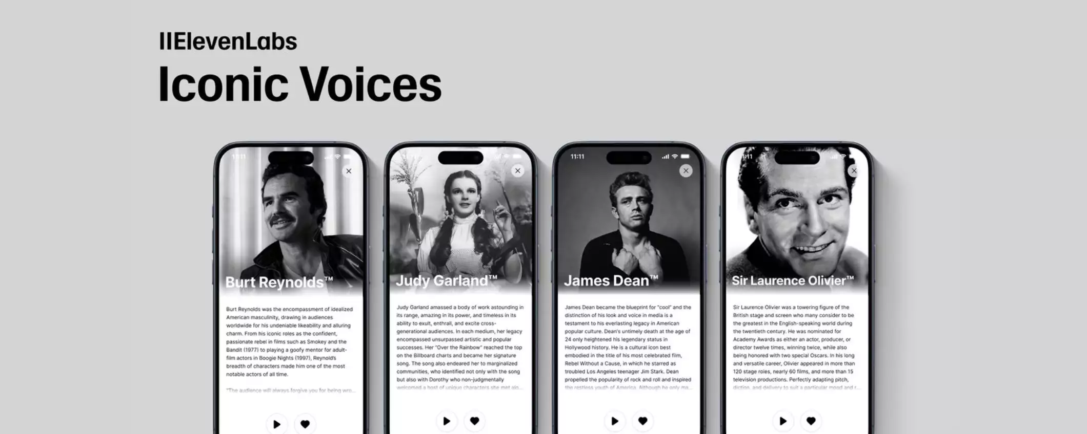 ElevenLabs aggiunge la voce AI delle celebrità nell'app Reader