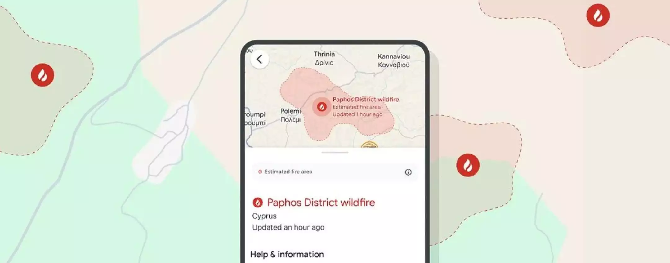 Su Google Maps arriva funzione per monitorare gli incendi