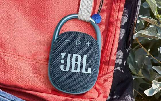 Porta la tua musica ovunque con JBL Clip 4: FORTE SCONTO