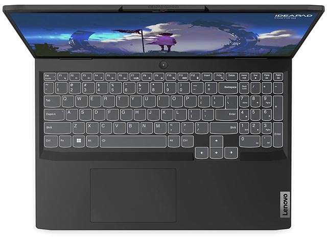 Il design del notebook Lenovo IdeaPad Gaming 3