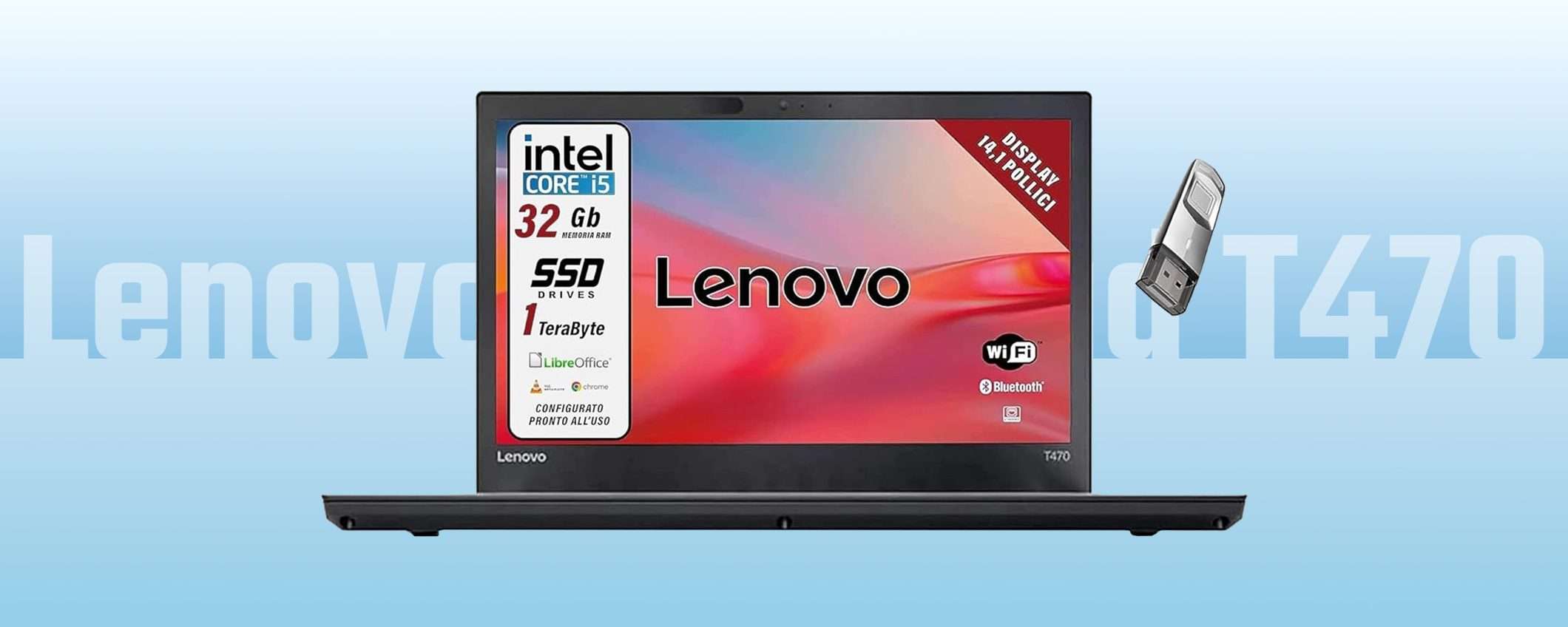 Laptop Lenovo (Intel, 32GB/1TB) a soli 305€: IMPERDIBILE