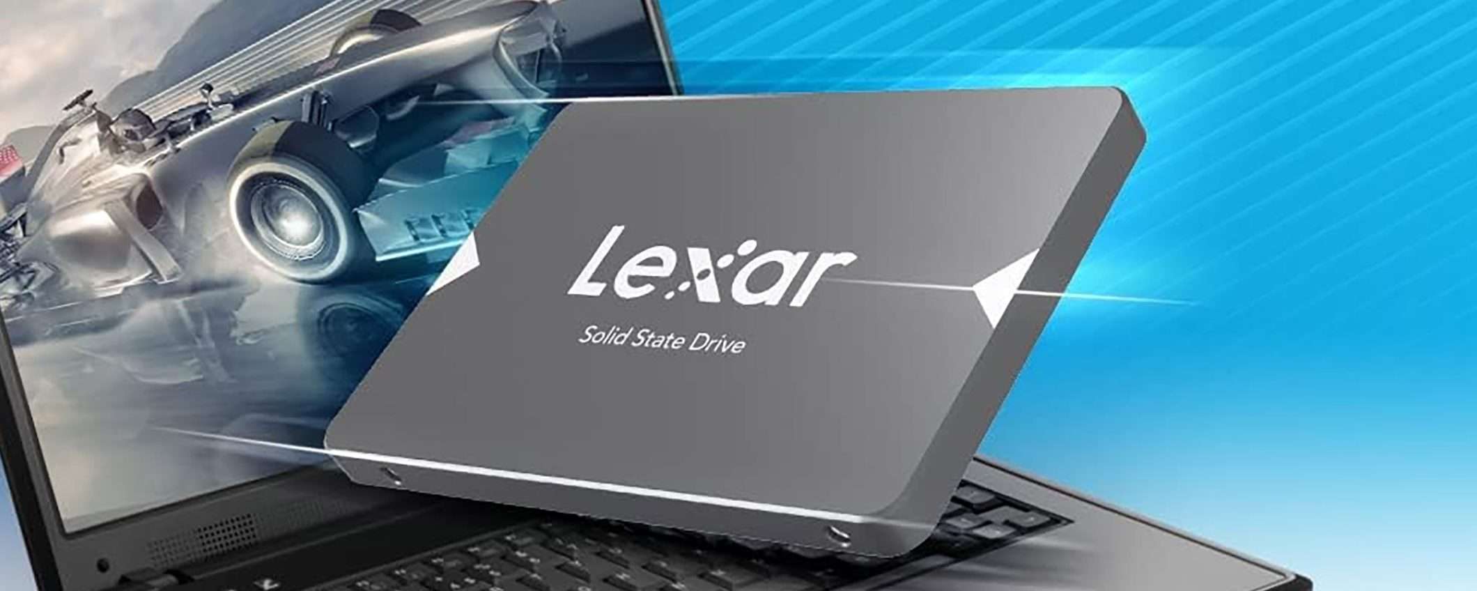 SSD Lexar da soli 15,99€: gli sconti su Amazon