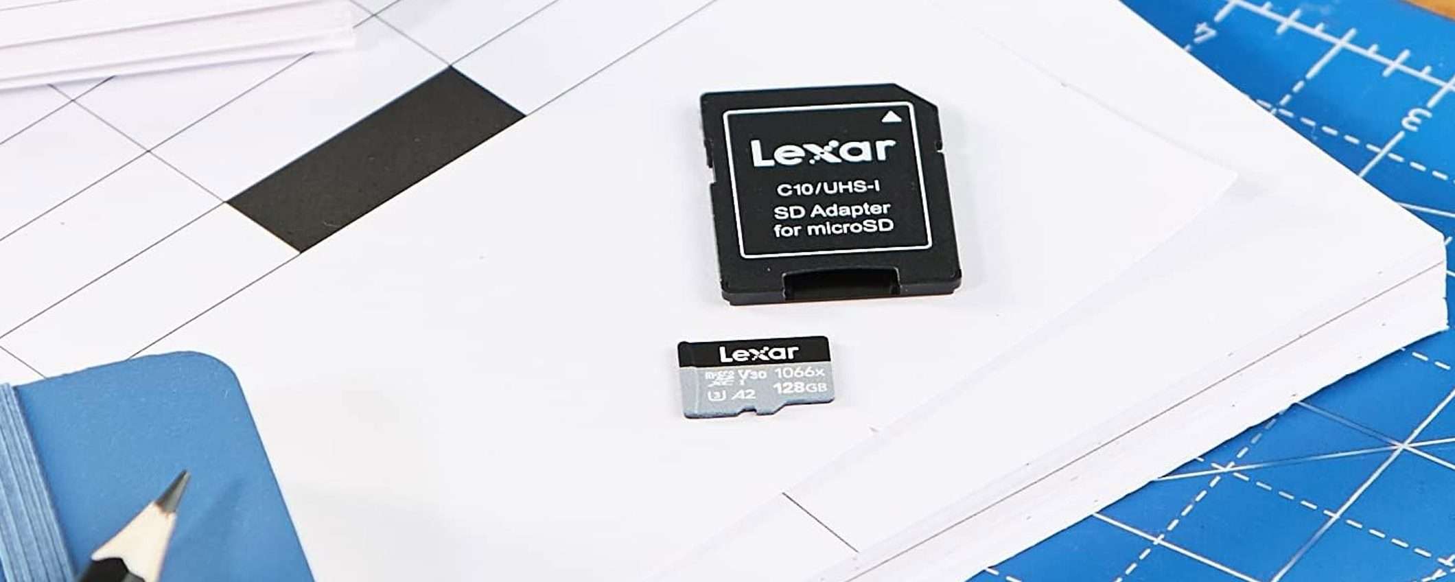 SCONTO 51% per la microSD Lexar Professional da 128 GB