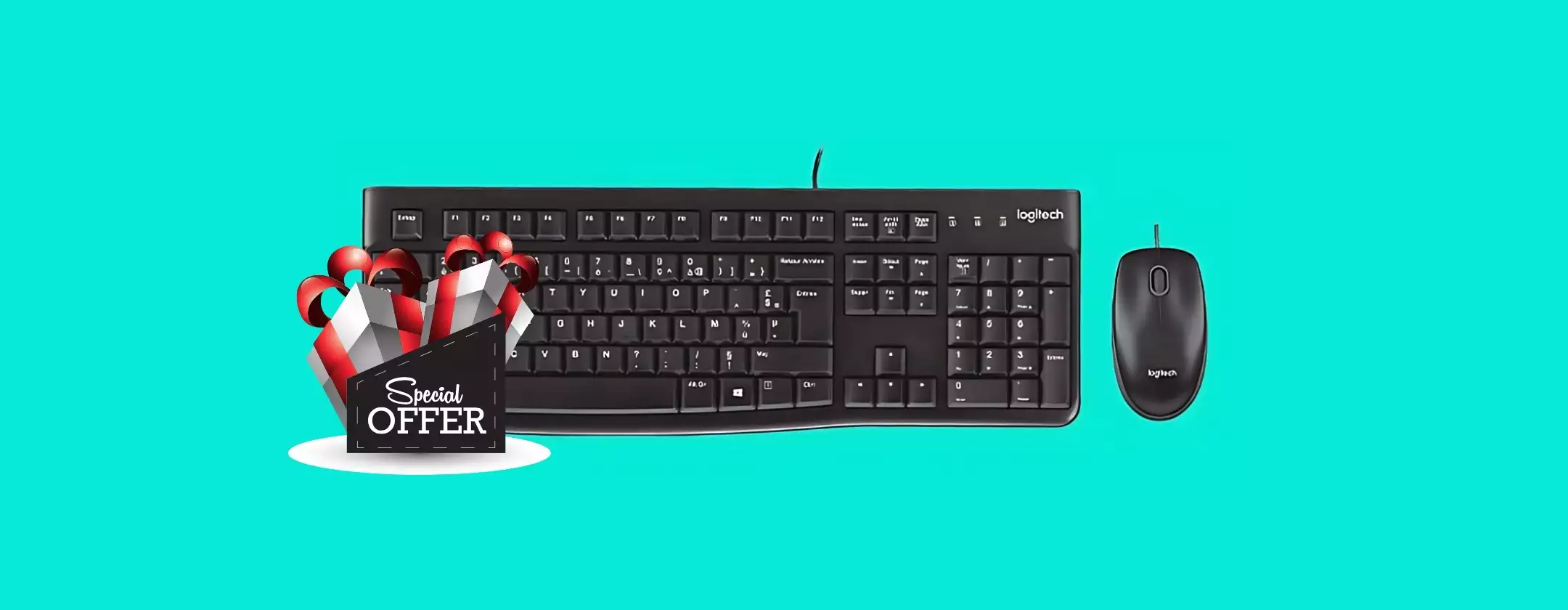 Logitech MK120: Tastiera e Mouse a PREZZO RIDICOLO: solo 15€