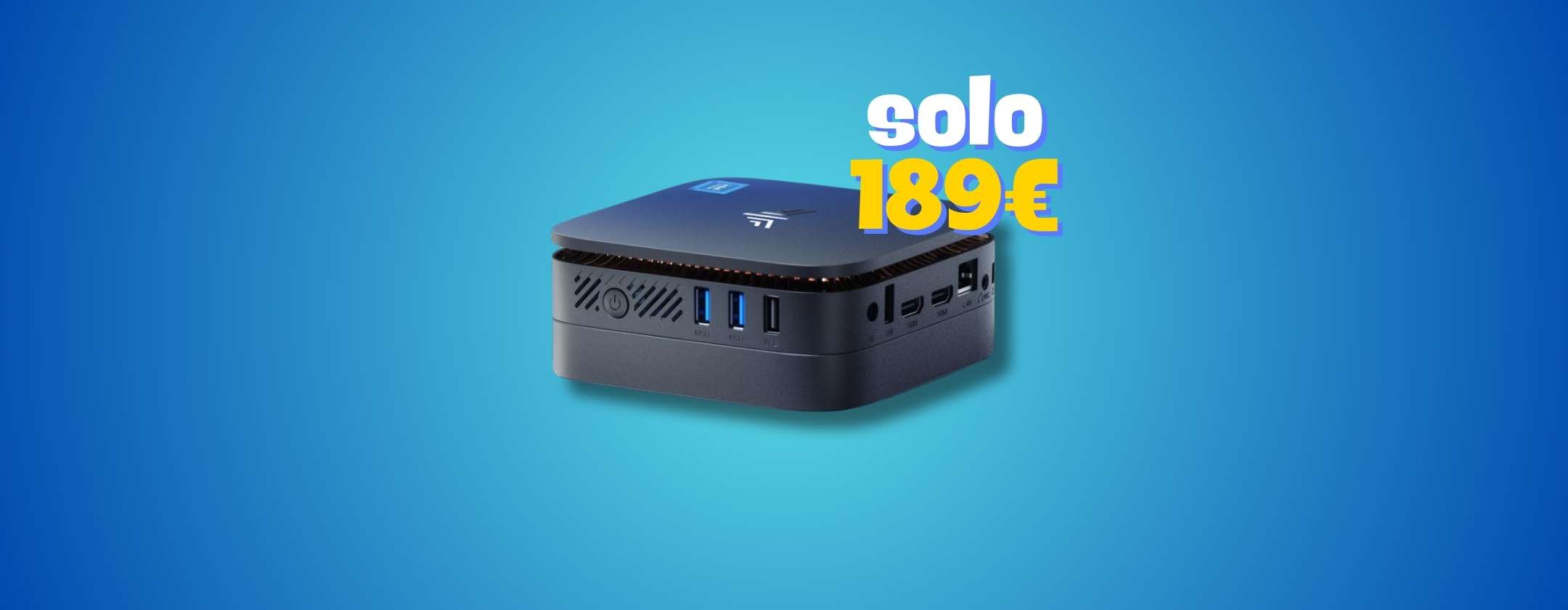 Mini PC NiPoGi 16GB + 512GB a soli 189€ è un AFFARE