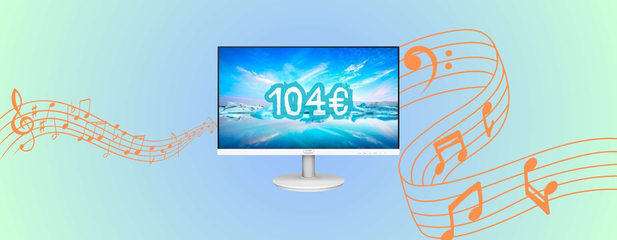 Monitor Philips 27″ con 2 altoparlanti a soli 104€ al Prime Day