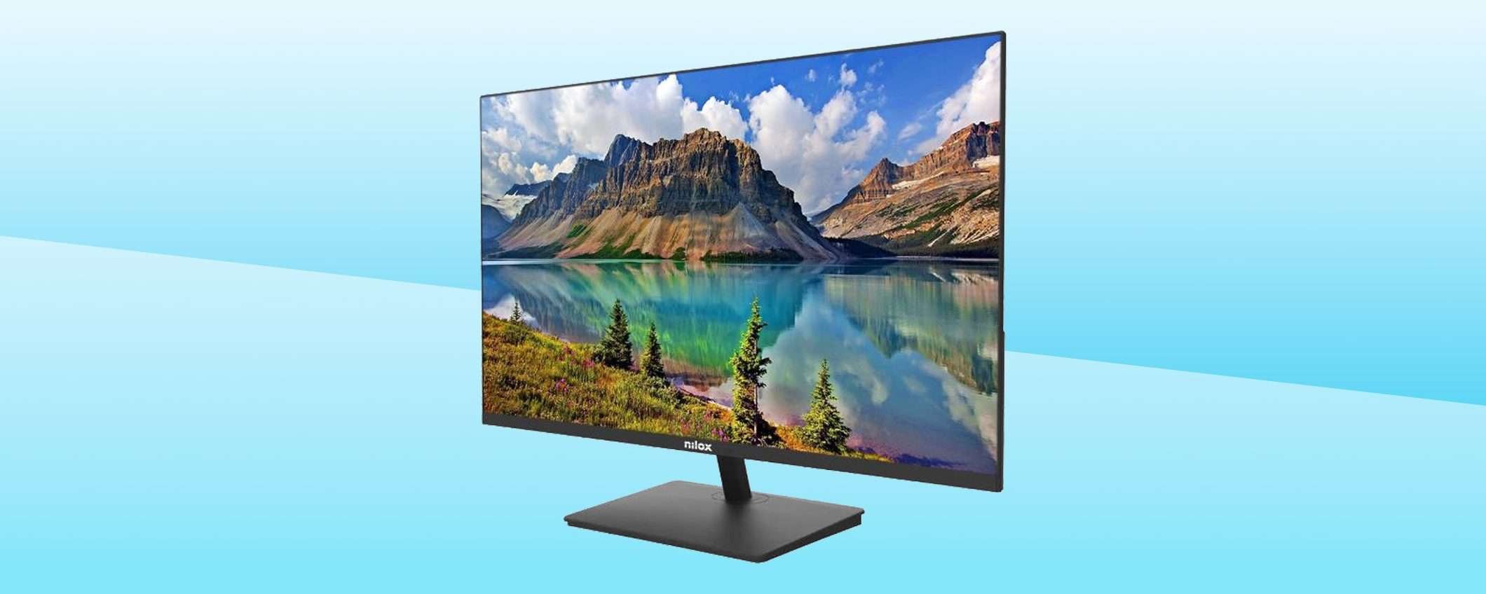 Monitor Full HD da 27 pollici a soli 95€: l'affare è Nilox