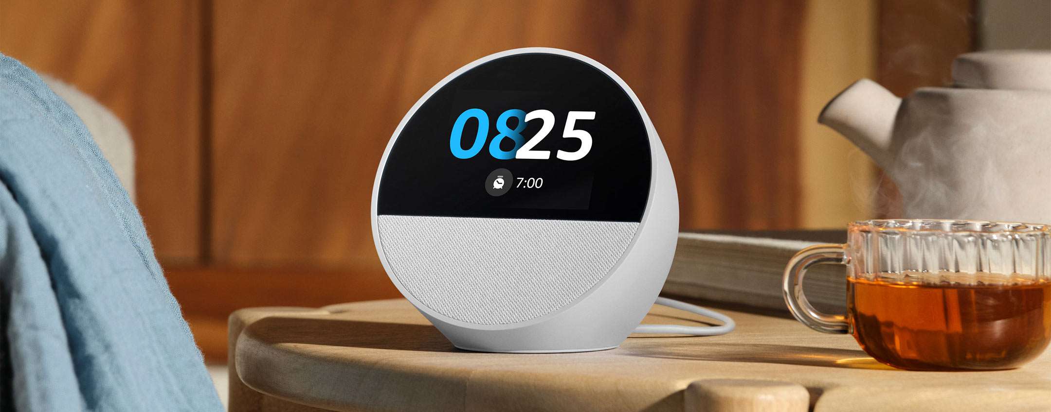 SVEGLIA: il nuovo Echo Spot al minimo storico è su Amazon