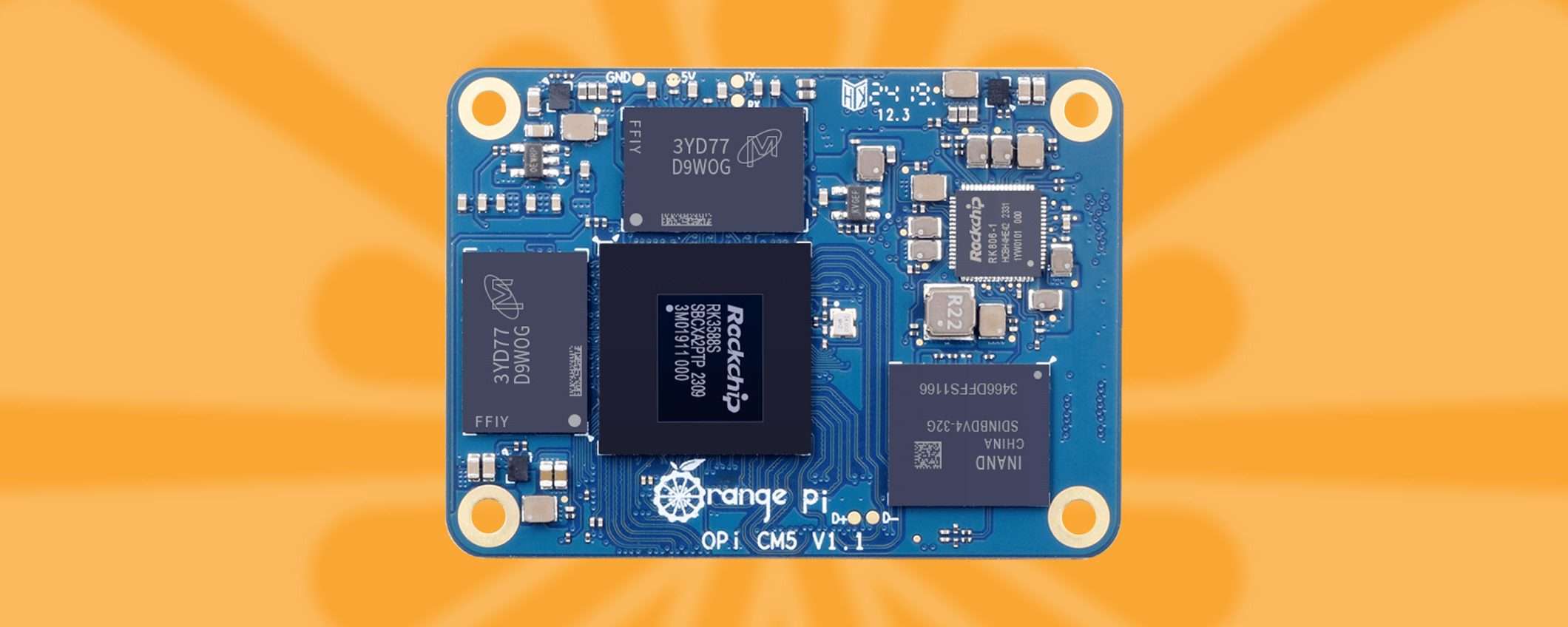 Orange Pi CM5 è la scheda da 70 dollari che sfida Raspberry Pi