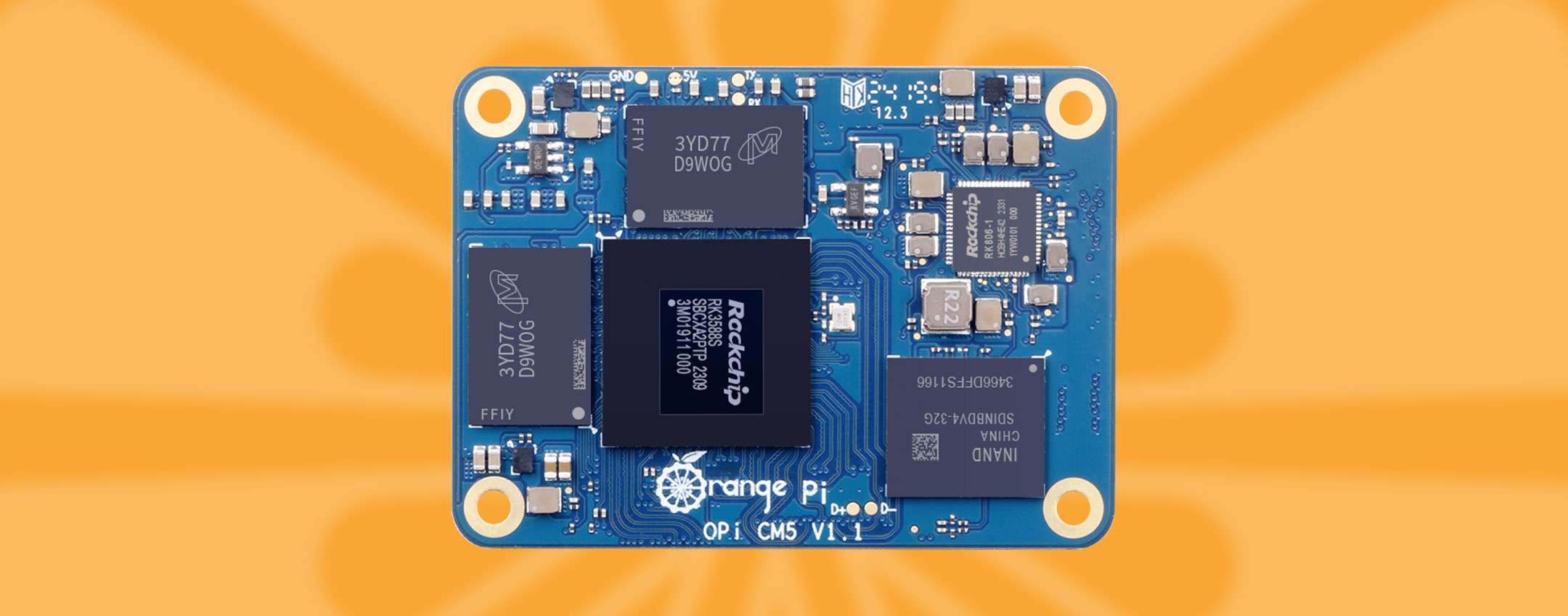 Orange Pi CM5 è la scheda da 70 dollari che sfida Raspberry Pi