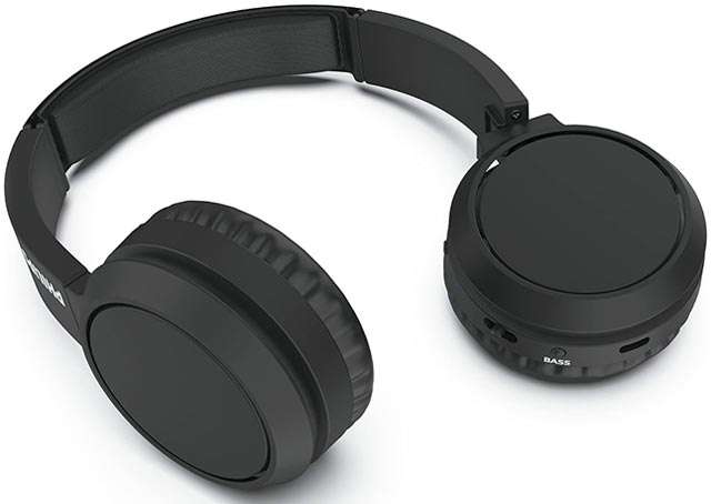 Il design delle cuffie wireless over ear Philips H4205BK/00