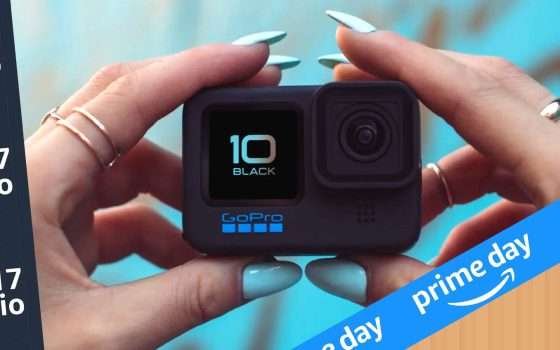 Prime Day e action cam: AFFARE sul bundle GoPro HERO10 Black