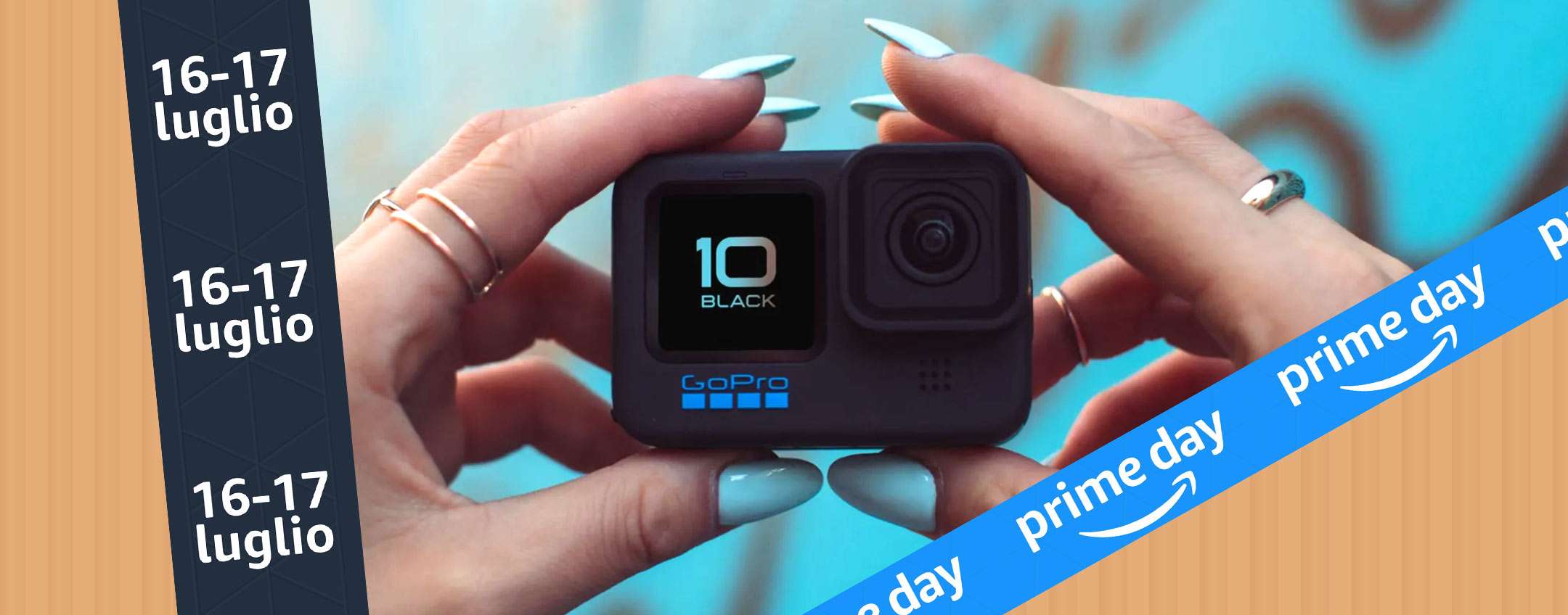 Prime Day e action cam: AFFARE sul bundle GoPro HERO10 Black