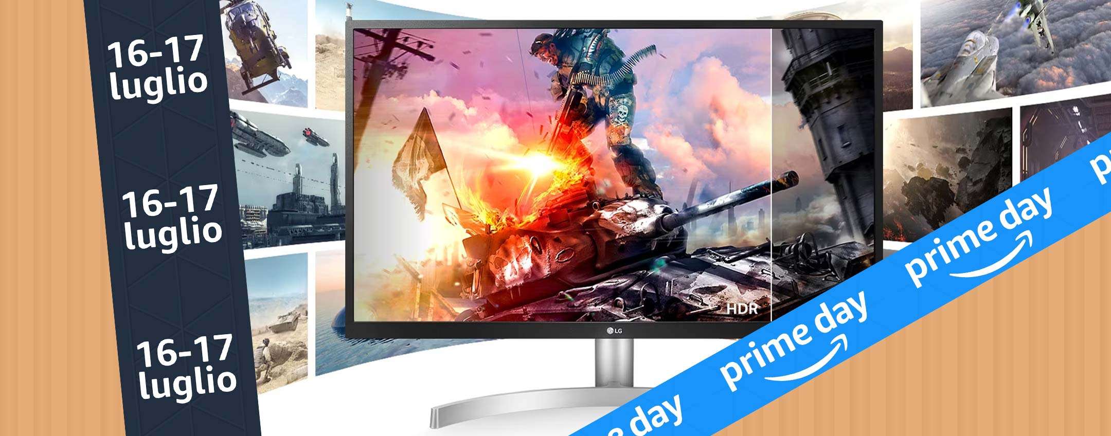 Prime Day: LG, monitor 4K da 27 pollici a PREZZO STRACCIATO