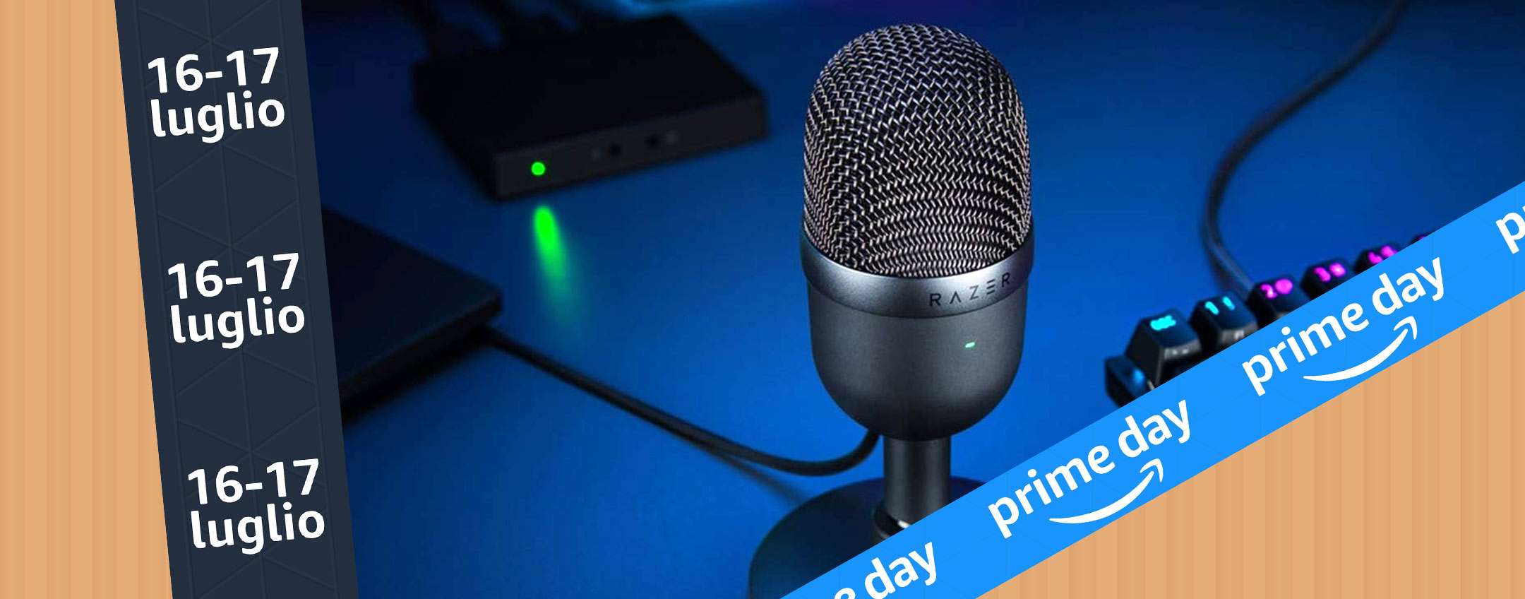 Microfono Razer a 19 euro nel Prime Day: GRANDE AFFARE